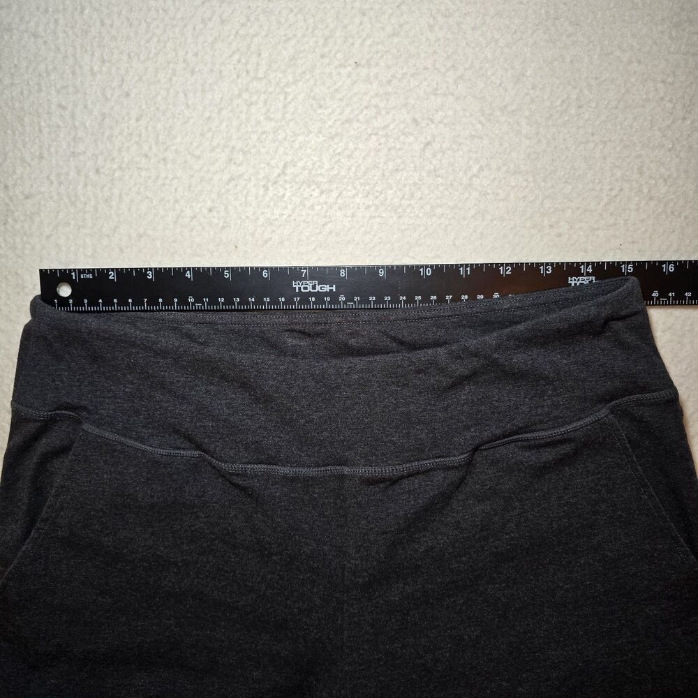 Dark Gray Yoga Bootcut Pant Business Corporate Comfy XL Faux Dress Pants - Picture 7 of 8